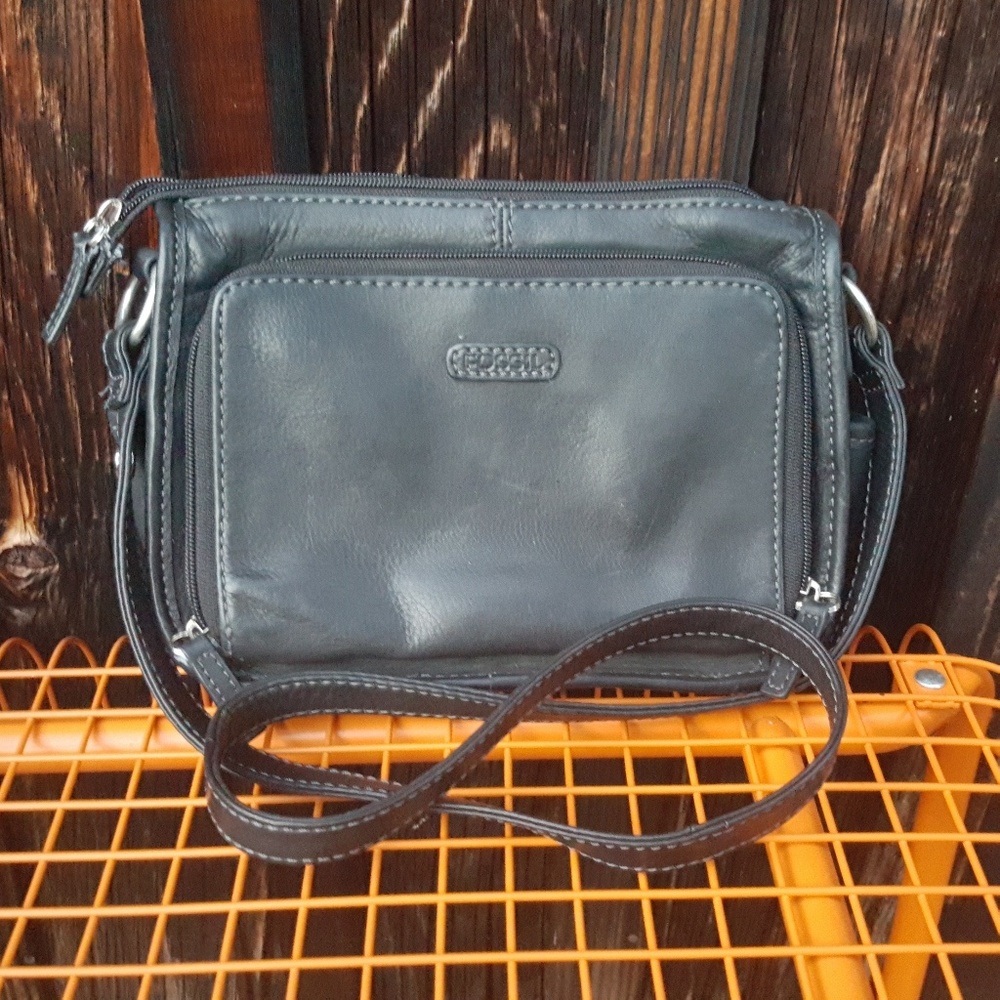 Fossil Black Leather Purse
